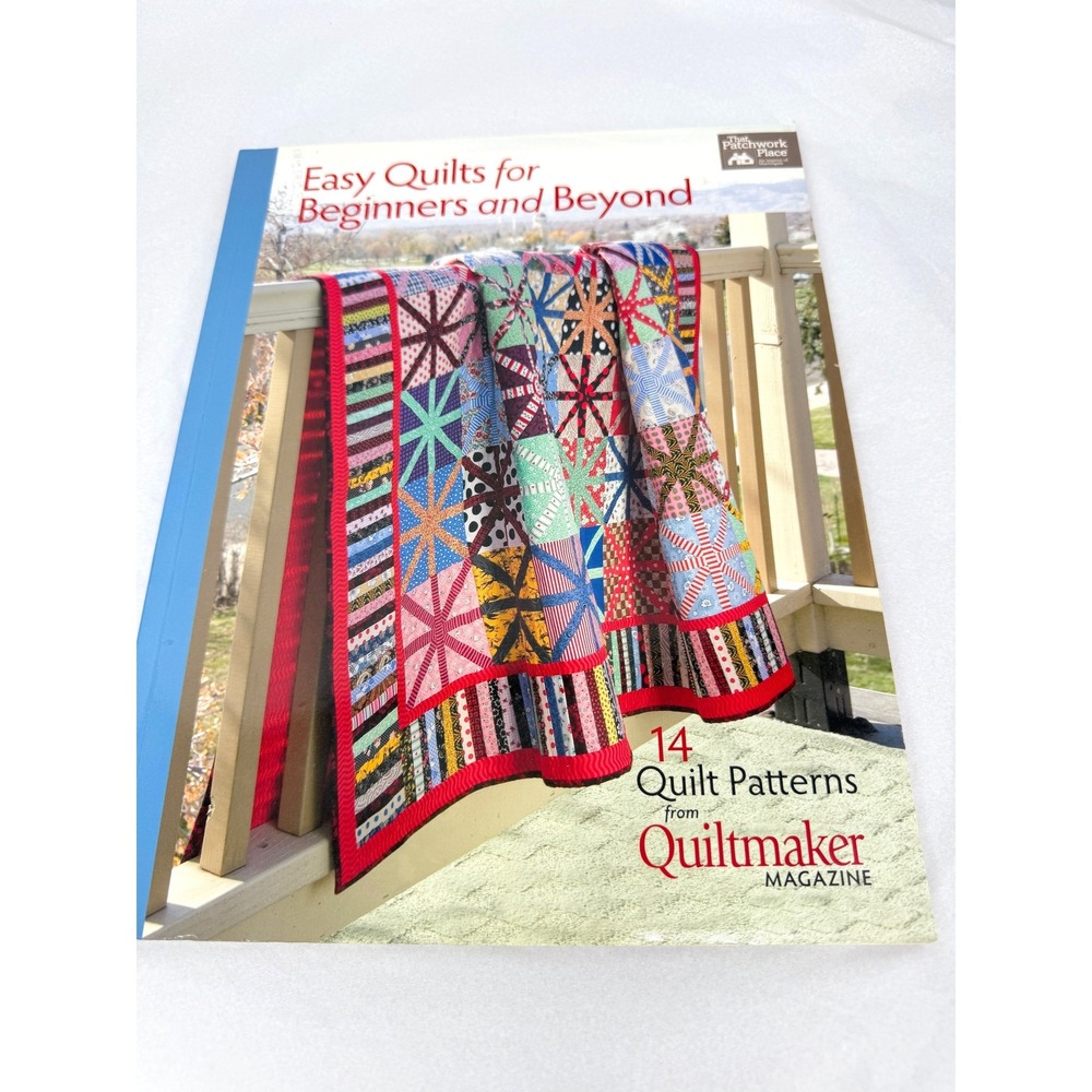 Easy Quilts for Beginners & Beyond Paperback Pattern Book Martingale GOOD copy